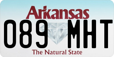 AR license plate 089MHT