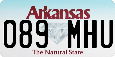 AR license plate 089MHU