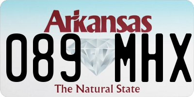 AR license plate 089MHX