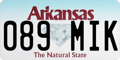 AR license plate 089MIK