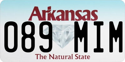 AR license plate 089MIM