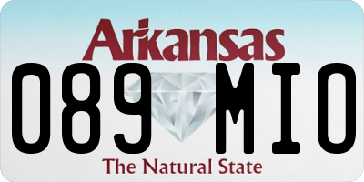 AR license plate 089MIO