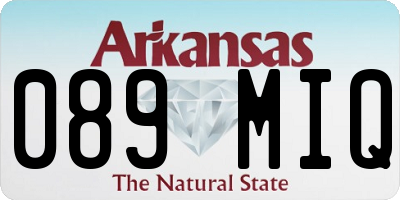 AR license plate 089MIQ