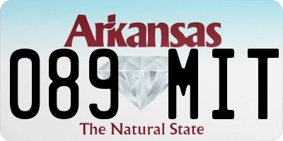AR license plate 089MIT