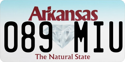 AR license plate 089MIU
