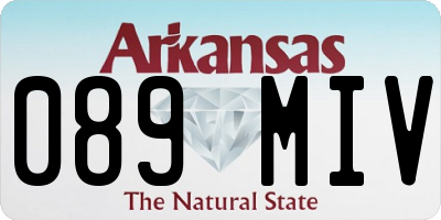 AR license plate 089MIV