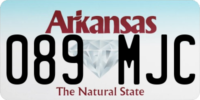 AR license plate 089MJC