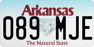 AR license plate 089MJE