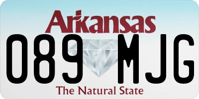 AR license plate 089MJG