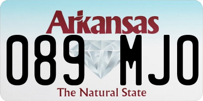 AR license plate 089MJO