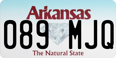 AR license plate 089MJQ