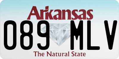 AR license plate 089MLV
