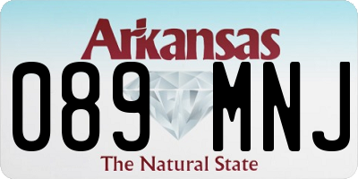 AR license plate 089MNJ