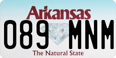 AR license plate 089MNM