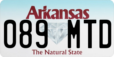 AR license plate 089MTD