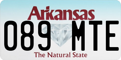 AR license plate 089MTE
