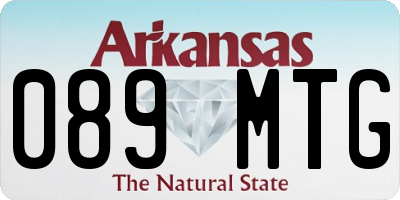 AR license plate 089MTG