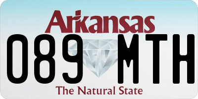 AR license plate 089MTH