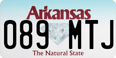 AR license plate 089MTJ