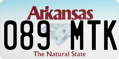 AR license plate 089MTK