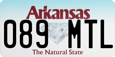 AR license plate 089MTL