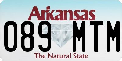 AR license plate 089MTM