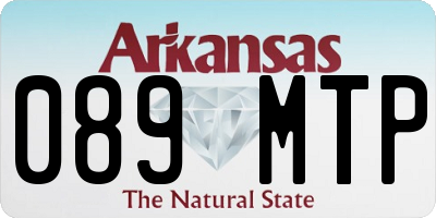 AR license plate 089MTP