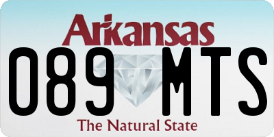 AR license plate 089MTS