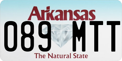 AR license plate 089MTT
