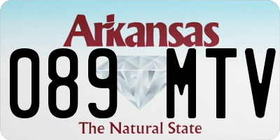 AR license plate 089MTV