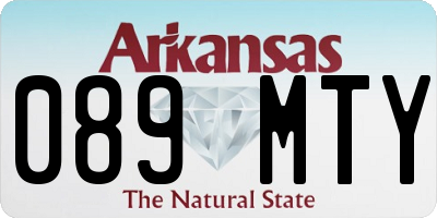 AR license plate 089MTY