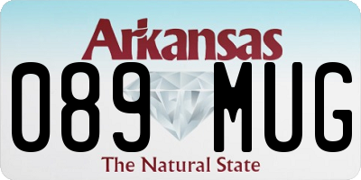 AR license plate 089MUG