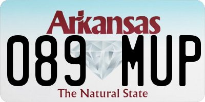 AR license plate 089MUP