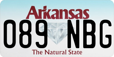 AR license plate 089NBG