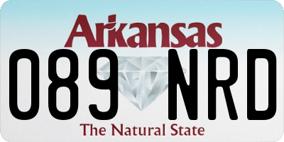 AR license plate 089NRD