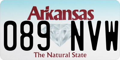 AR license plate 089NVW