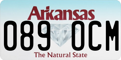 AR license plate 089OCM