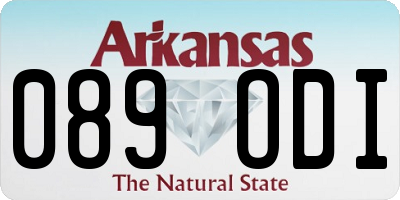 AR license plate 089ODI
