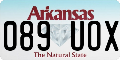 AR license plate 089UOX