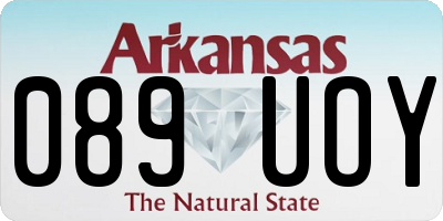 AR license plate 089UOY
