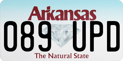 AR license plate 089UPD