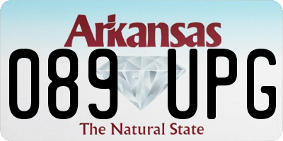 AR license plate 089UPG