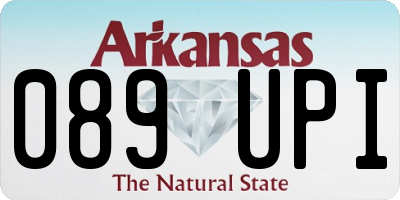 AR license plate 089UPI