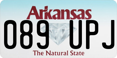 AR license plate 089UPJ