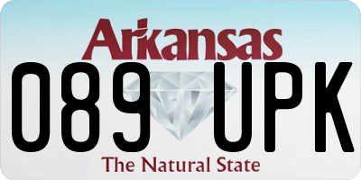 AR license plate 089UPK