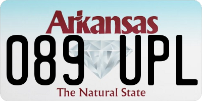 AR license plate 089UPL