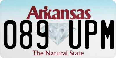 AR license plate 089UPM