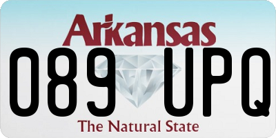 AR license plate 089UPQ