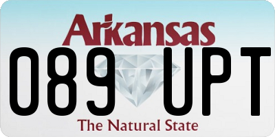 AR license plate 089UPT