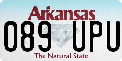 AR license plate 089UPU